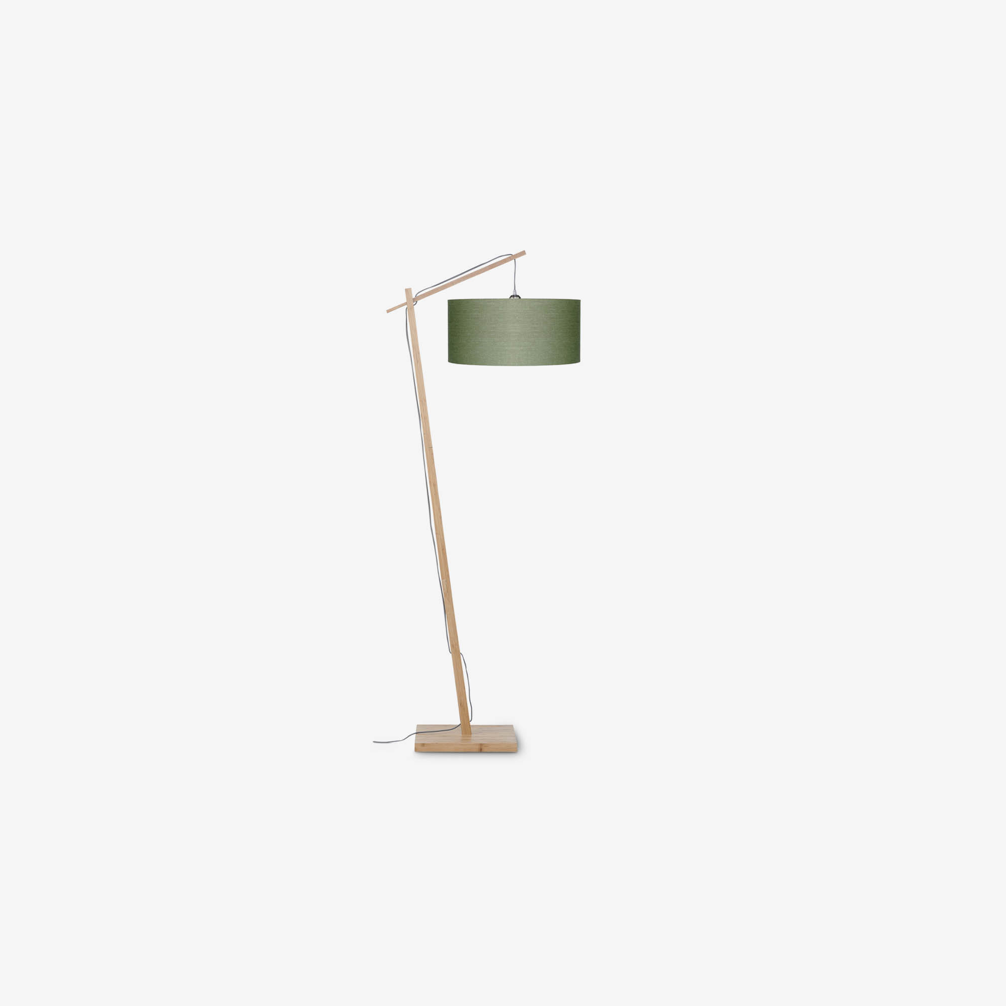 Vloerlamp Andes Bamboo H176 cm.kap Green Forest thumbnail image