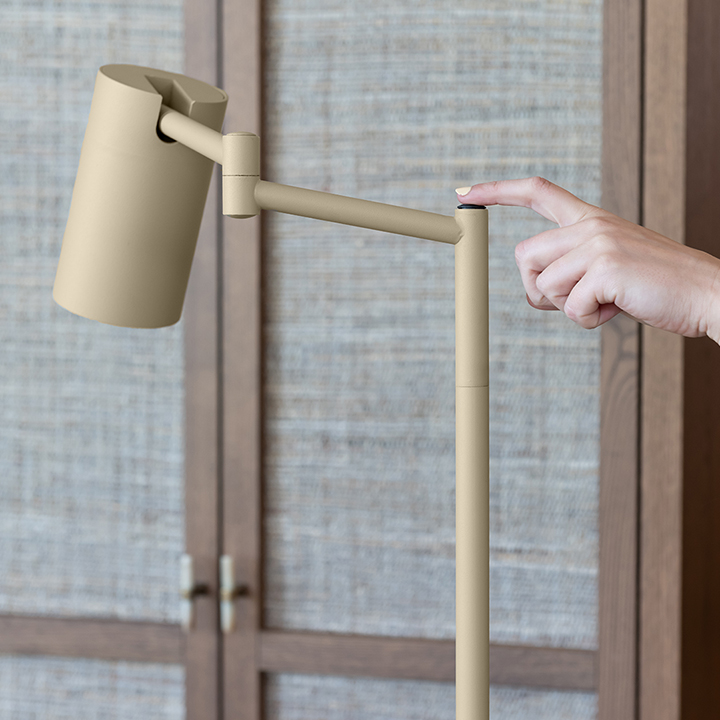 Vloerlamp Bilbao Beige thumbnail hover image