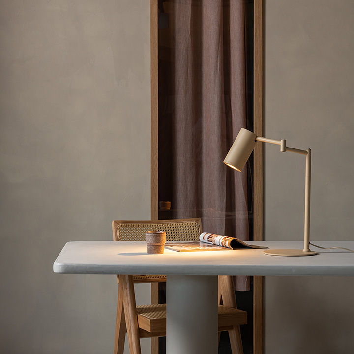 Tafellamp Bilbao Beige thumbnail hover image