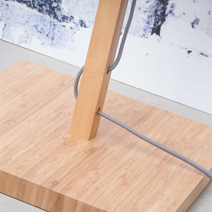 Vloerlamp Fuji Linen Dark thumbnail hover image