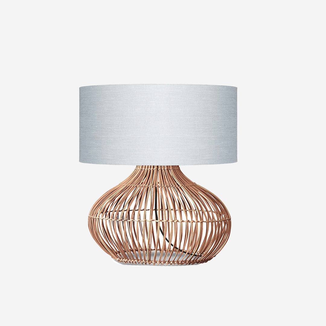 Tafellamp Kalahari .Kap Light Grey thumbnail image