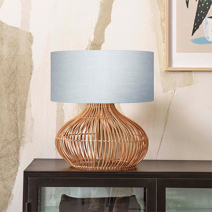 Tafellamp Kalahari .Kap Light Grey thumbnail hover image