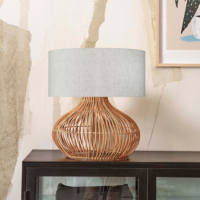 Tafellamp Kalahari .Kap White thumbnail hover image