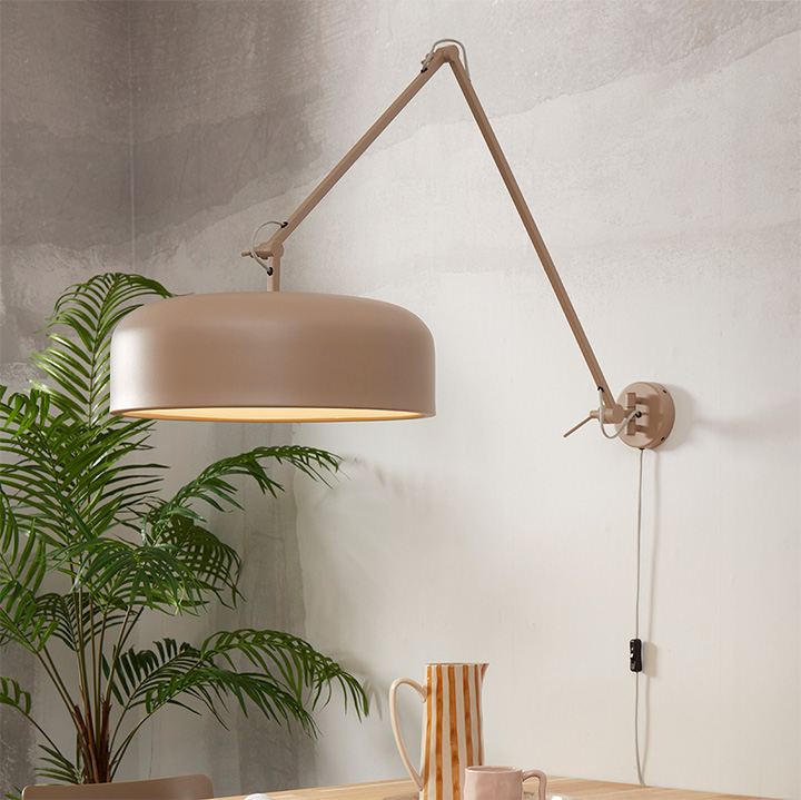 Wandlamp Marseille met knikarm thumbnail hover image