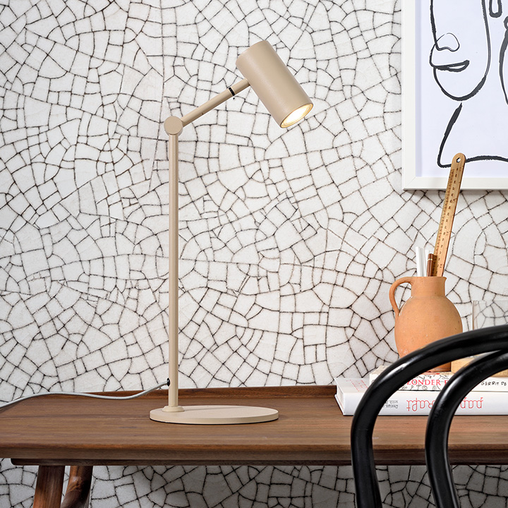 Tafellamp Montreux H56.5cm Sand thumbnail hover image