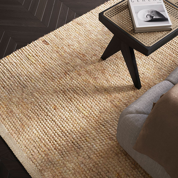 Vloerkleed Pallio Basic Basilicaal White Warp thumbnail hover image