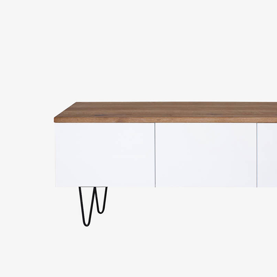 Dressoir Samuel 5-deurs op haarspeld poot thumbnail hover image