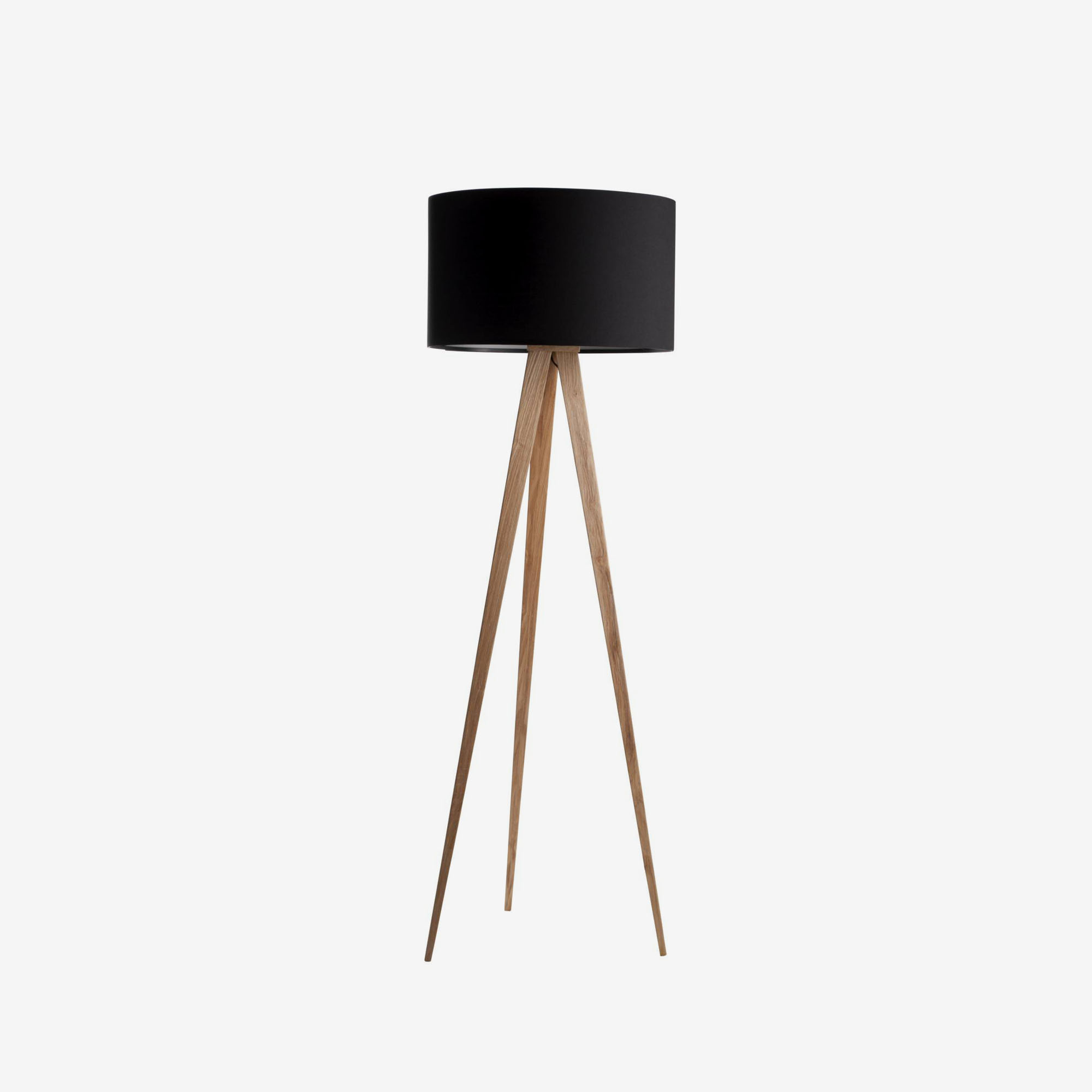 Vloerlamp Tripod Wood.White thumbnail image