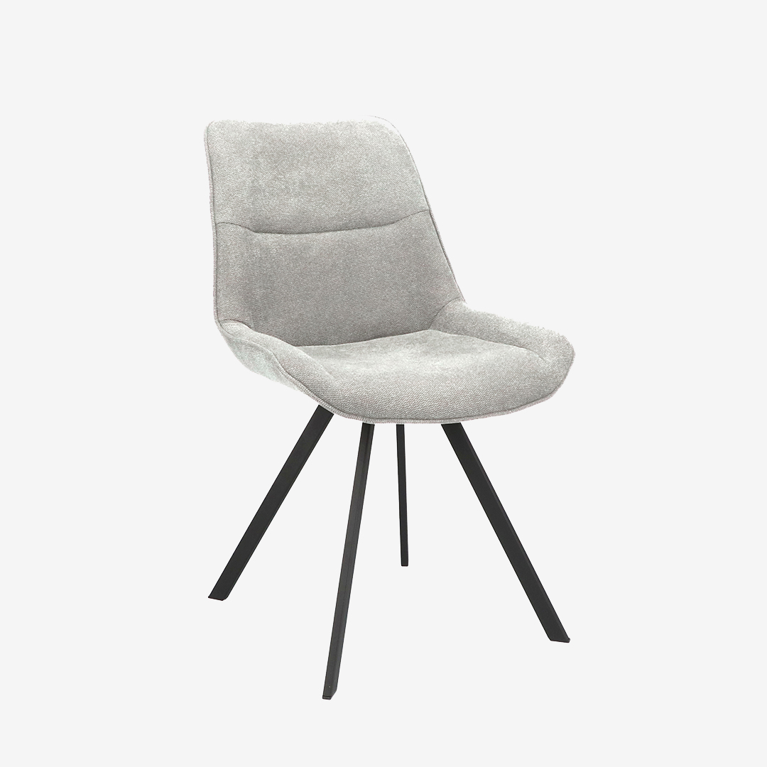 Stoel Emma in stof Bloq Zinc 167 thumbnail image