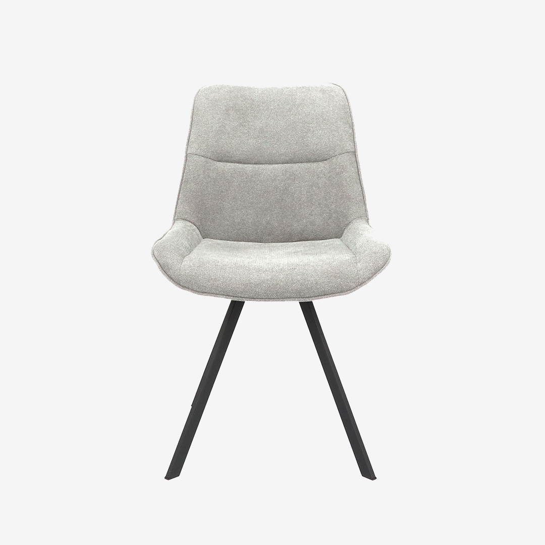 Stoel Emma in stof Bloq Zinc 167 thumbnail hover image