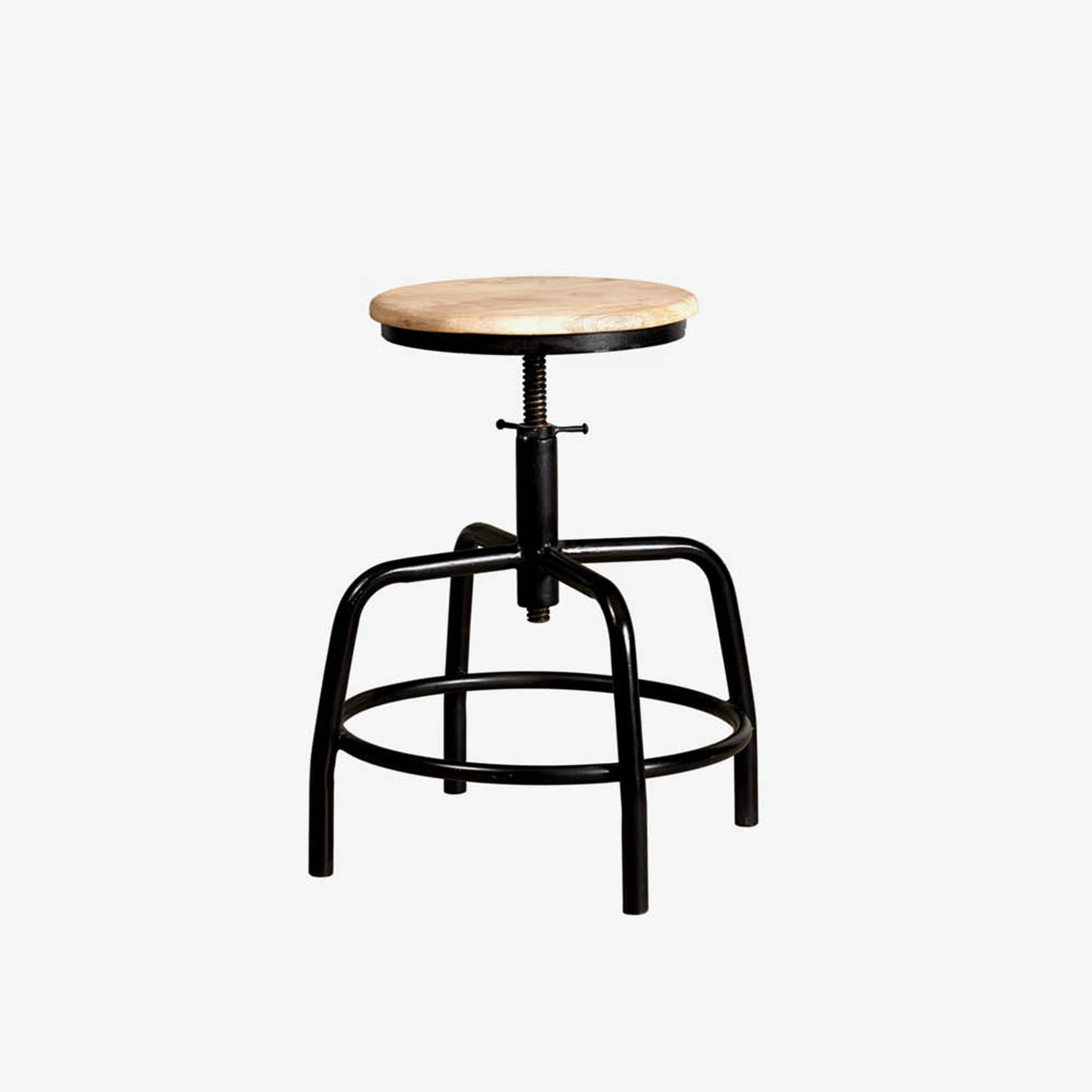 IJzeren krukje zwart Denver opdraaibaar thumbnail image