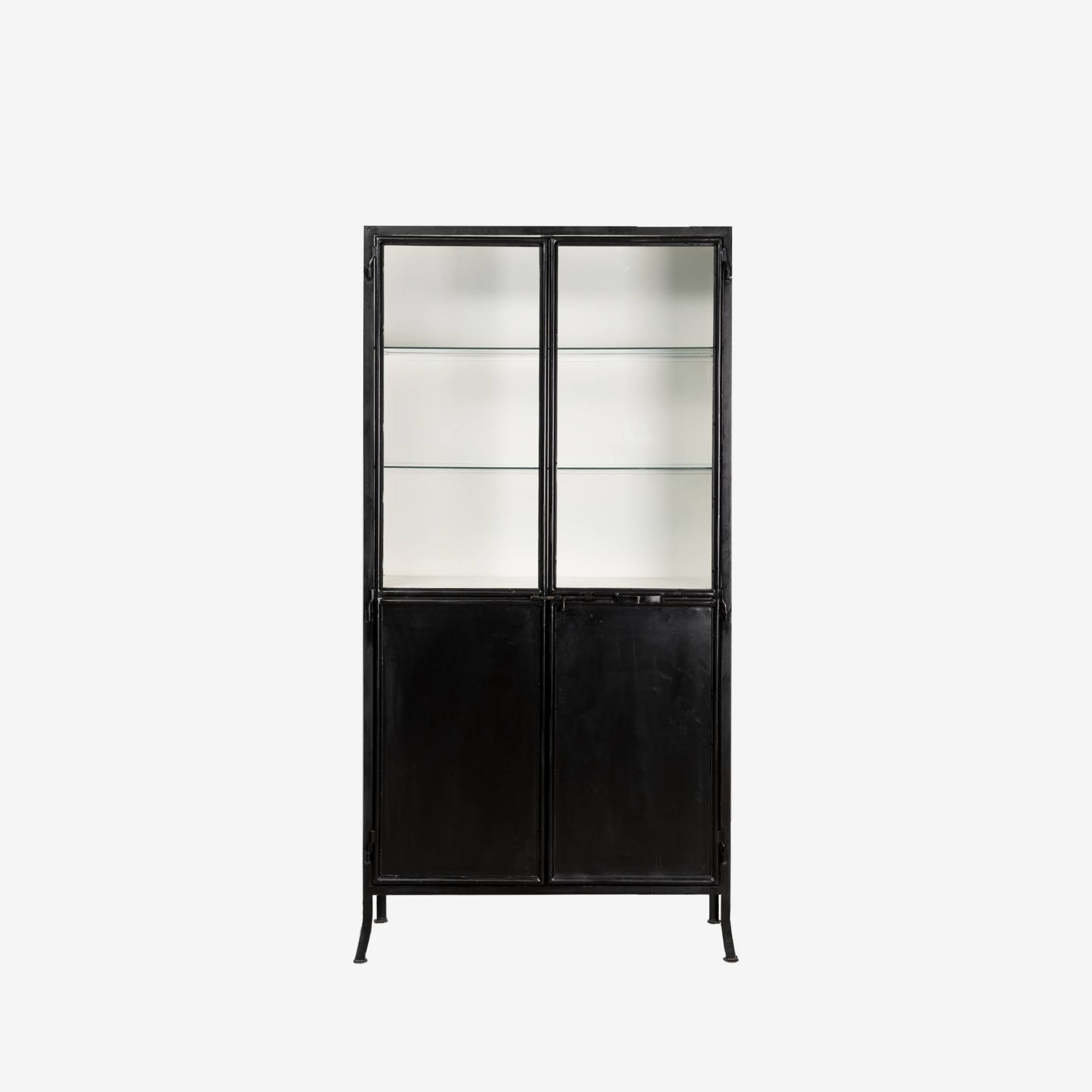 Vitrinekast Washington zwart thumbnail image