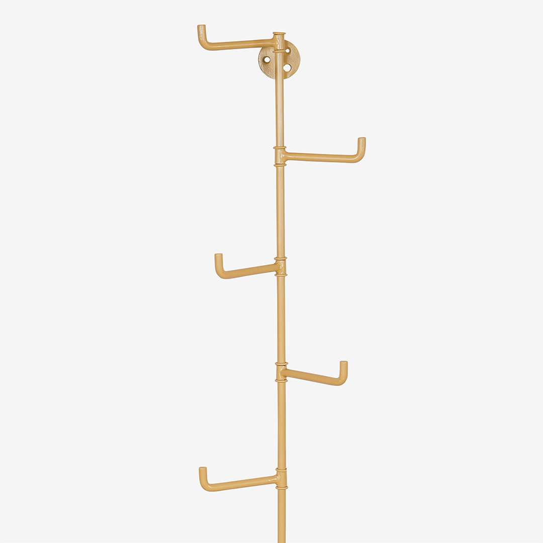 Wandkapstok Kody mosterd 6 haken thumbnail hover image