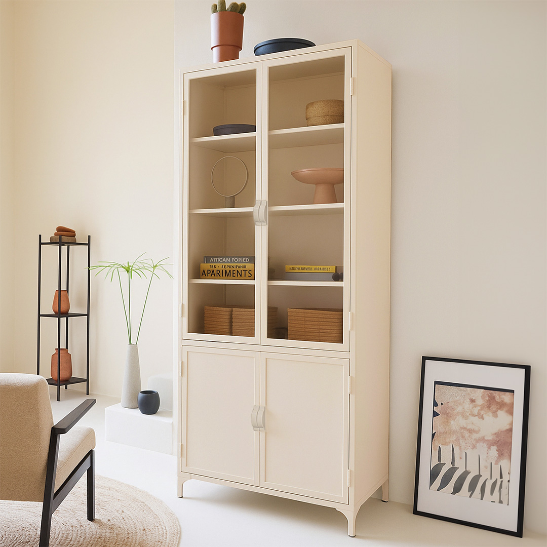 Vitrinekast Seattle Zand thumbnail image