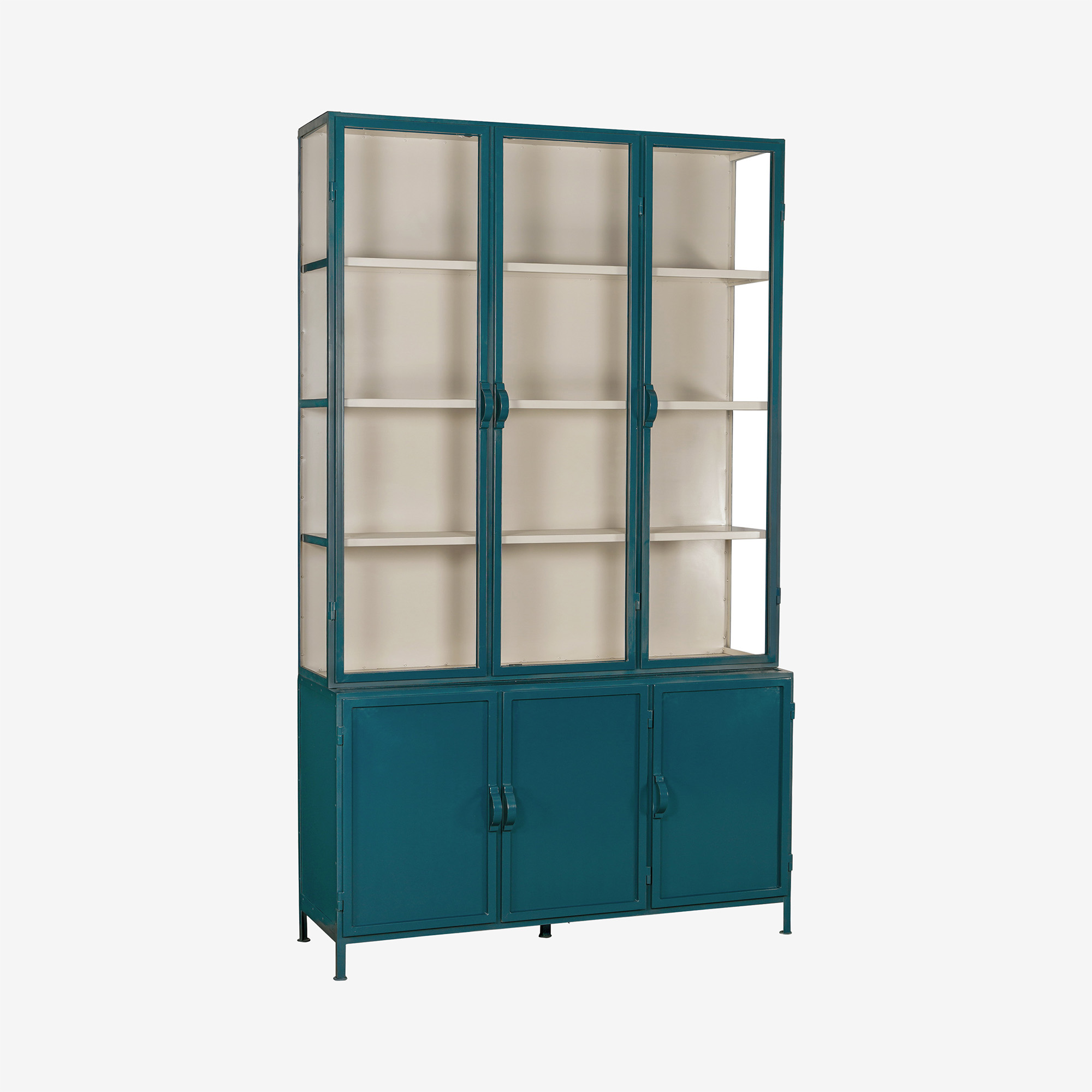 New Routz - Vitrinekast Detroit Blauw - zand thumbnail image