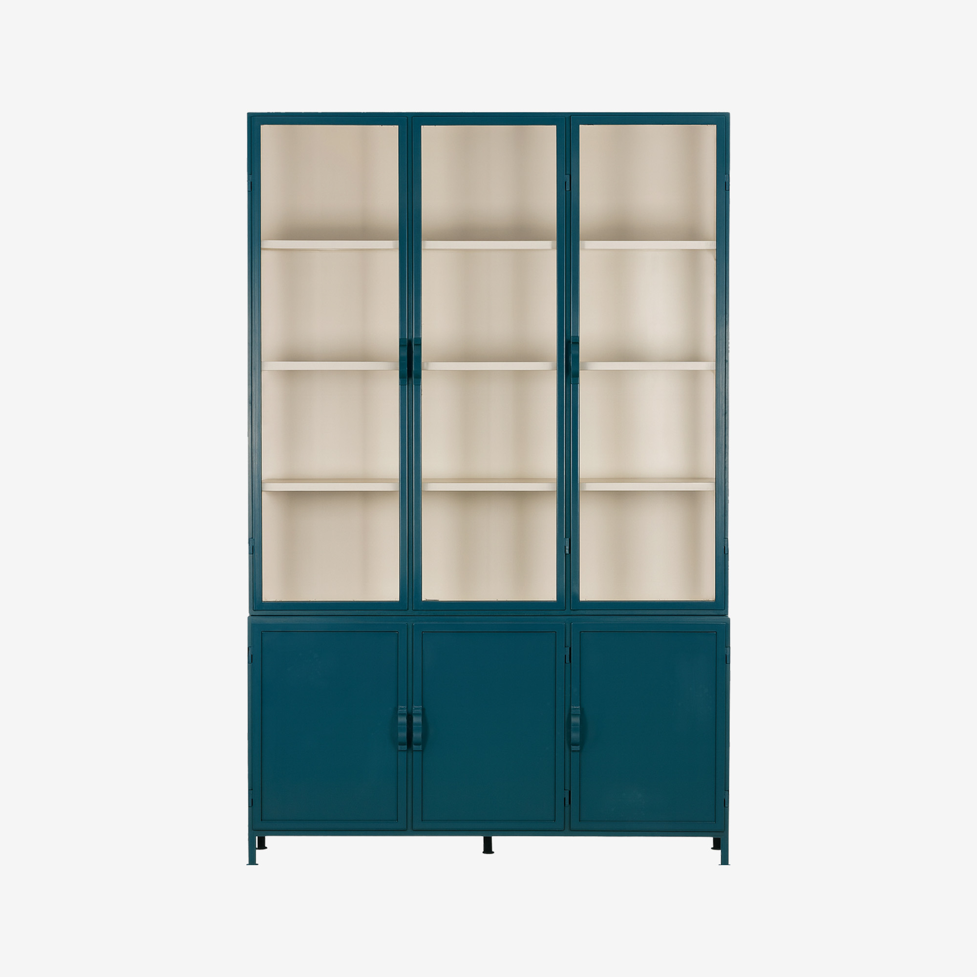 New Routz - Vitrinekast Detroit Blauw - zand thumbnail hover image