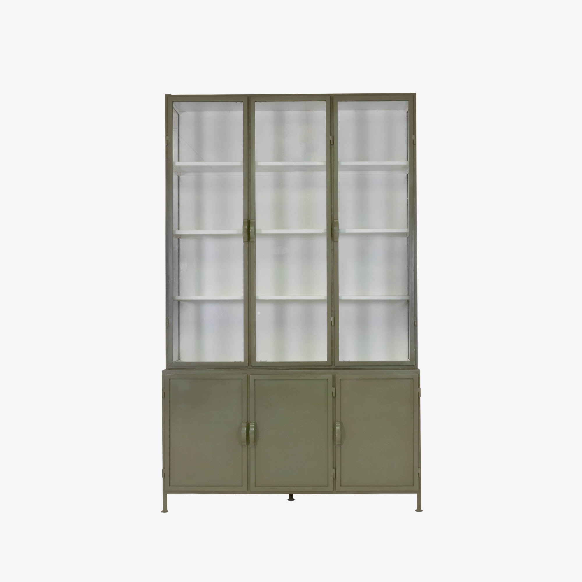 Vitrinekast Detroit 6-deurs Olijf Groen thumbnail image