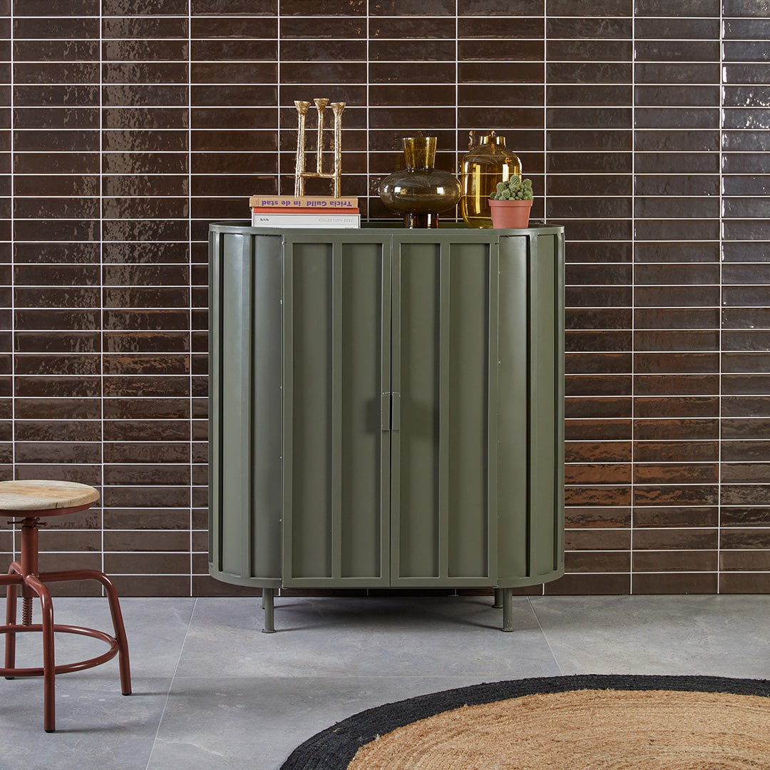 Wandkast Aspen Olijf Groen thumbnail hover image