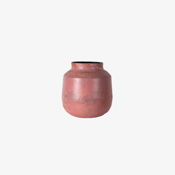 Iron Vase Pink H18xDsn.17cm thumbnail image