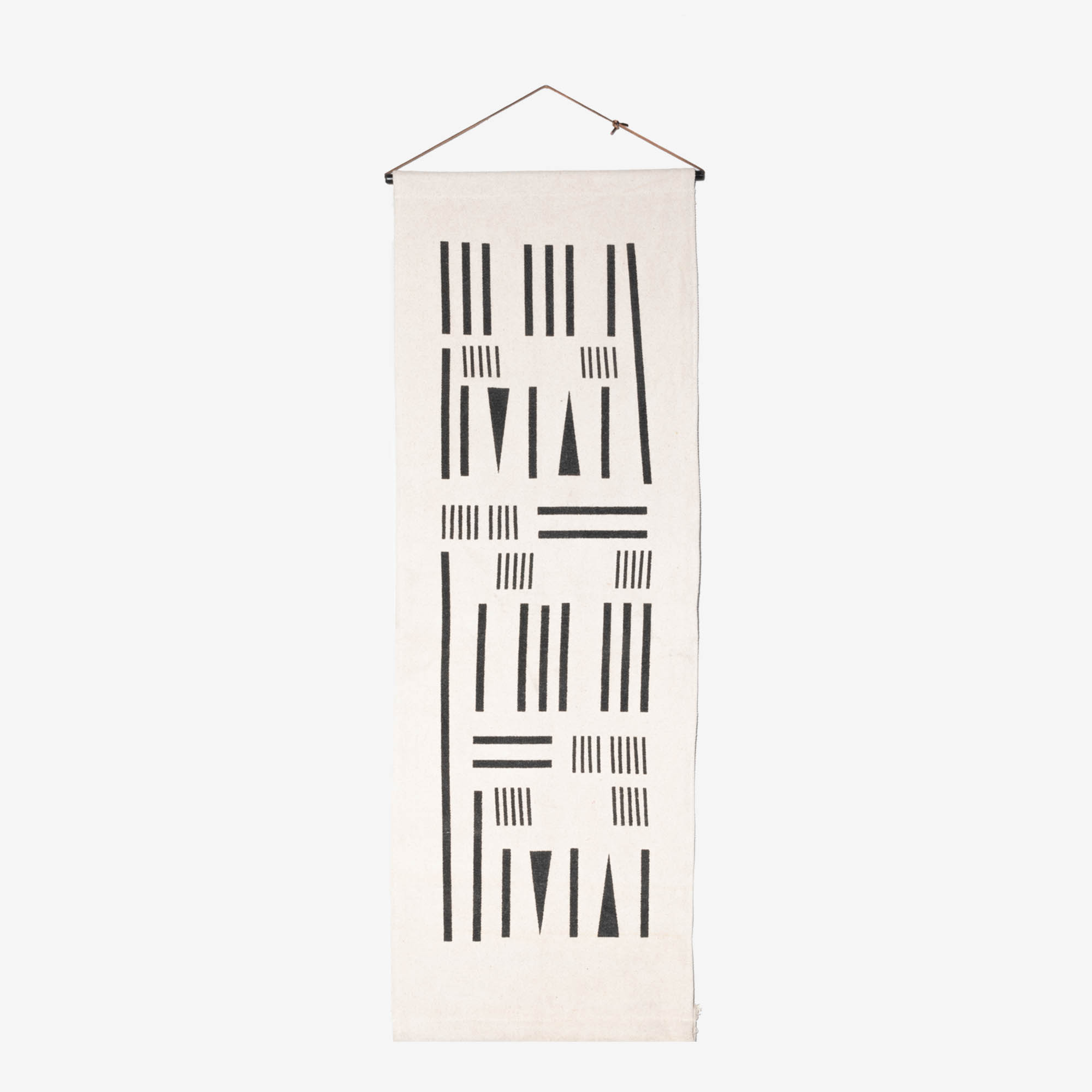 Wandtapijt Graphic Large Ecru.Black 180x60cm thumbnail image