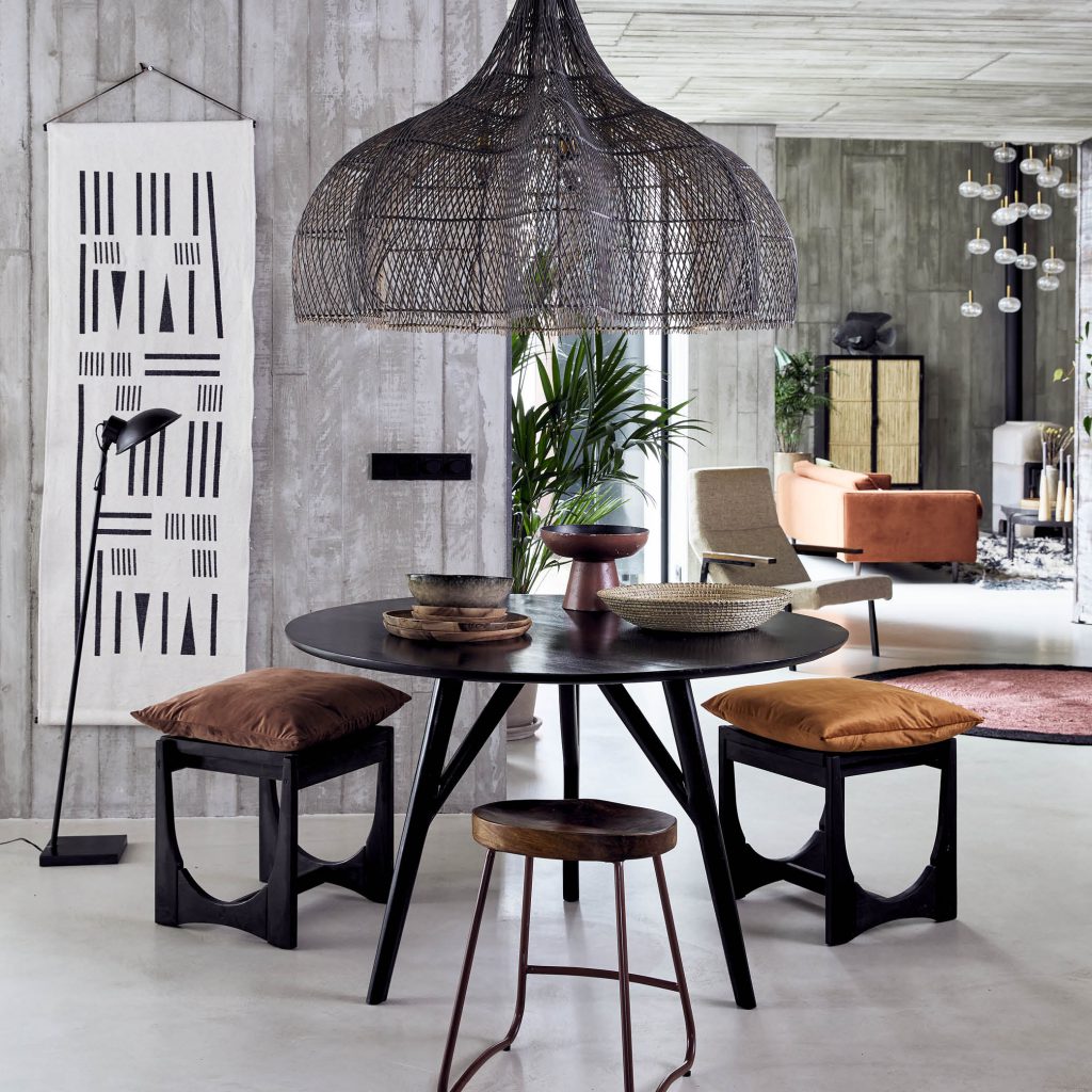 Wandtapijt Graphic Large Ecru.Black 180x60cm thumbnail hover image