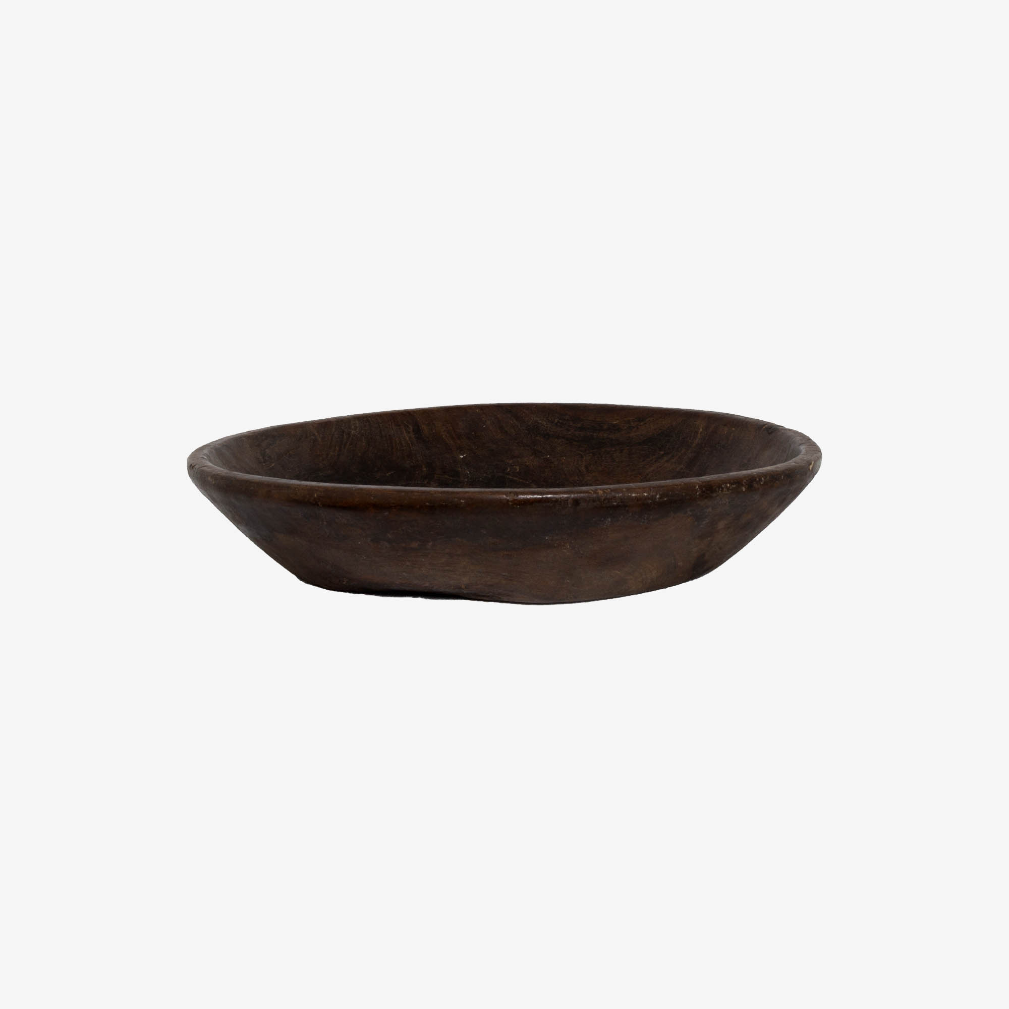 Oude teakhouten schaal thumbnail hover image