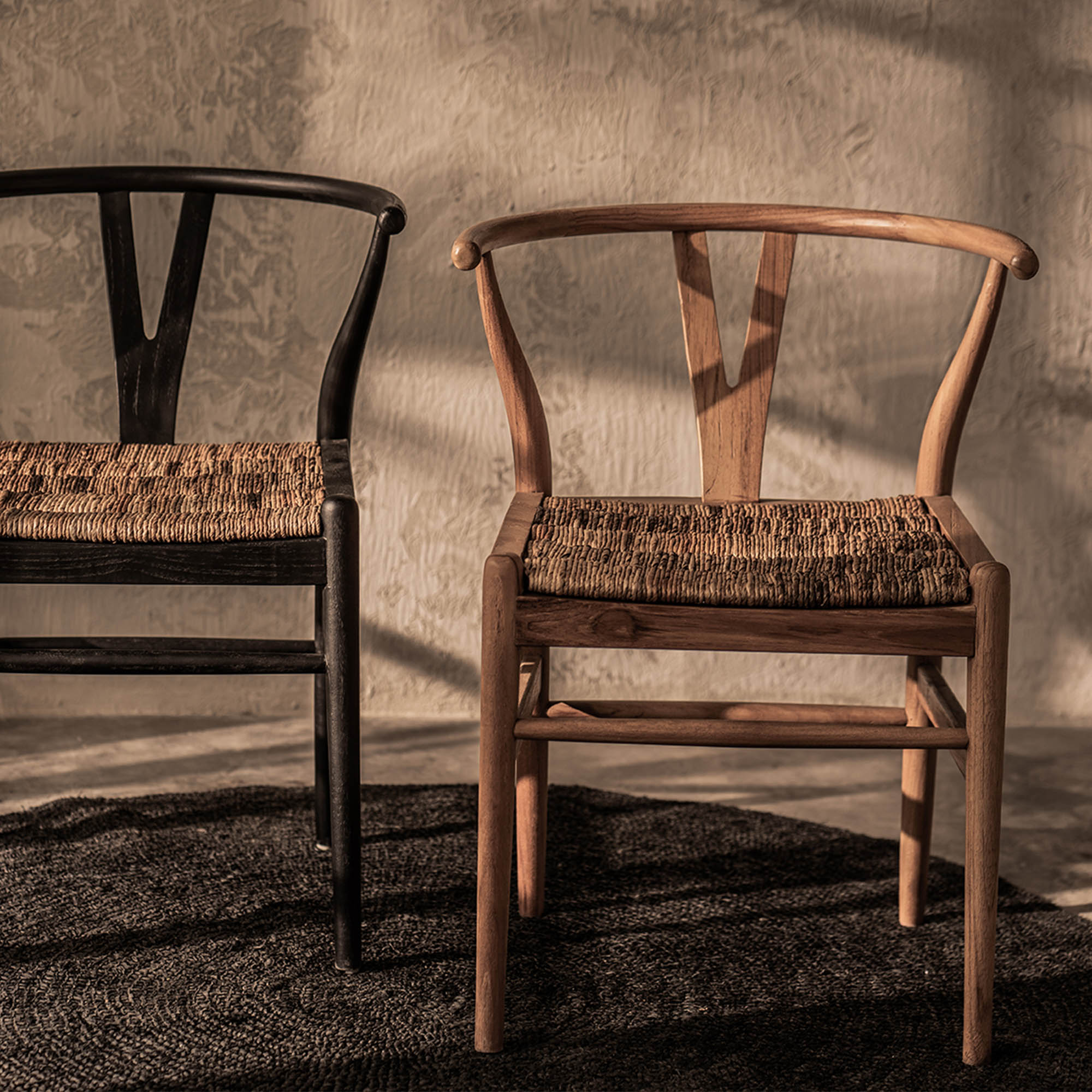 Caterpillar Twin Chair Charcoal thumbnail hover image
