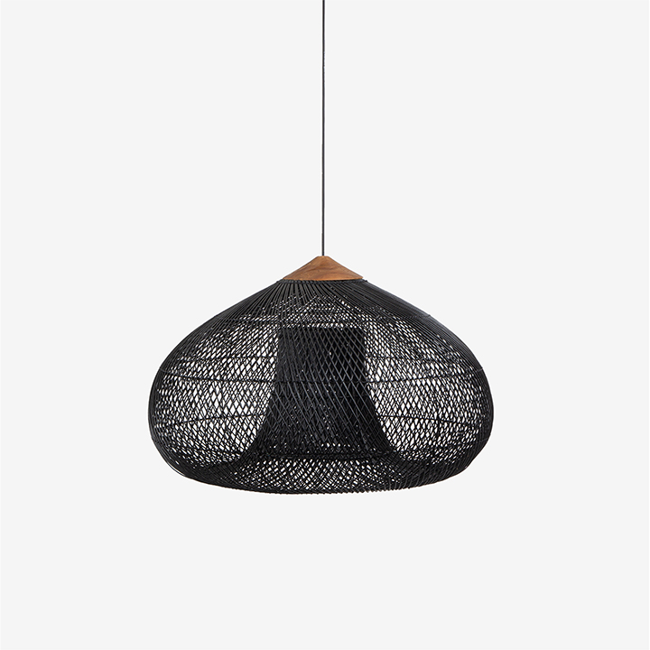 Hanglamp Drum Large Black H51xDsn. 80cm thumbnail image