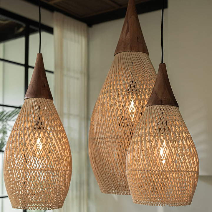 Hanglamp Horn Large Natural H85xDsn. 35cm thumbnail hover image