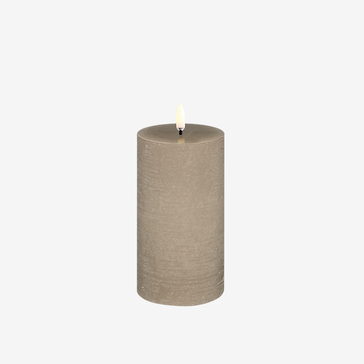 LED pillar candle sandstone thumbnail image