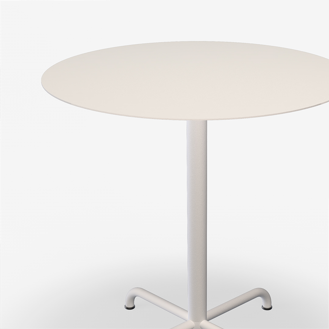 Pico Cafe Table Muted White thumbnail hover image