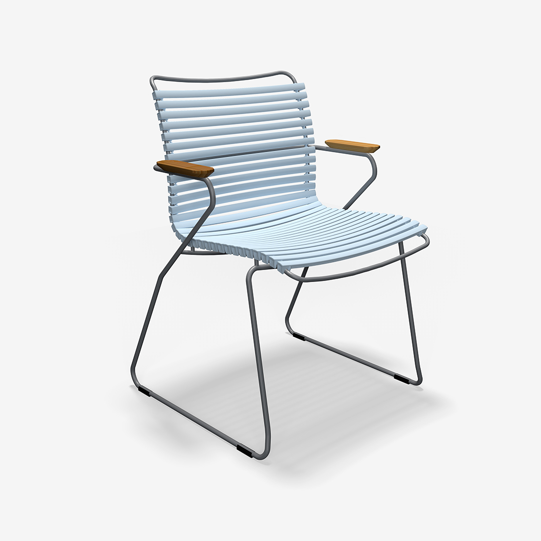 Click Dining Chair Dusty light Blue thumbnail hover image
