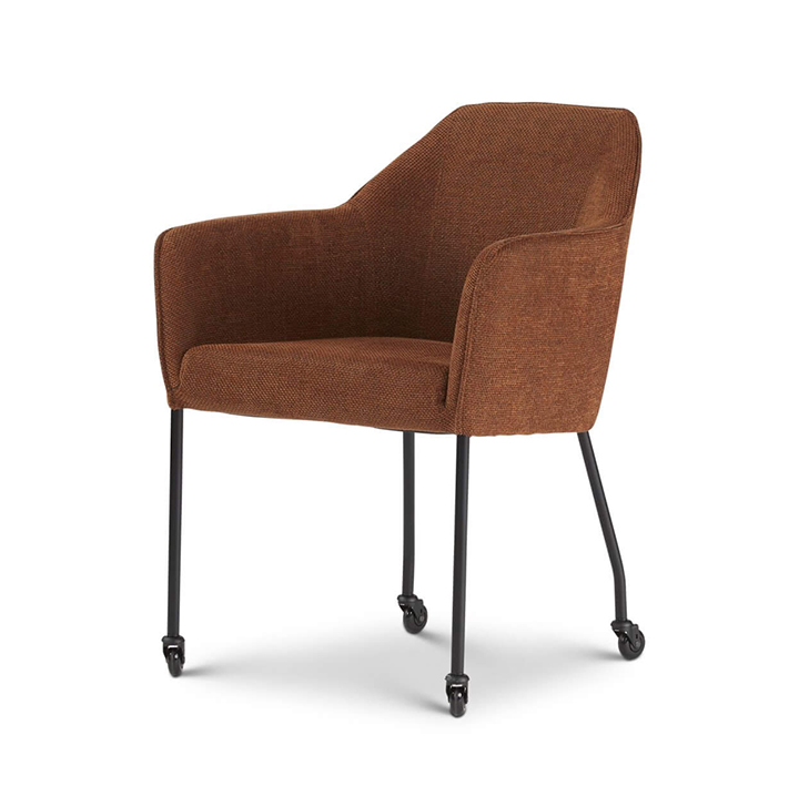 Eetkamerstoelen met wielen